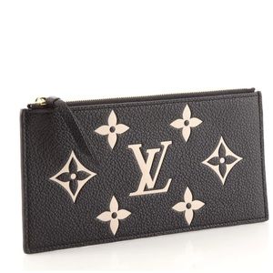 Louis Vuitton Bicolor Empreinte Leather Monogram Zip Pouch